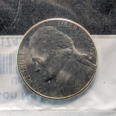 Sale Photo Thumbnail #201: 2003-P Jefferson Nickel, Uncirculated-60 in Littleton Packaging