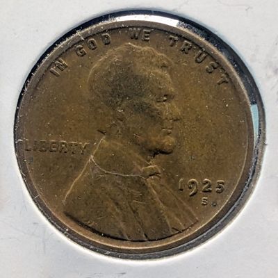 Sale Photo Thumbnail #152: 1925-S Lincoln Wheat Cent