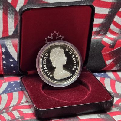1984 Canada 150th Anniversary of Toronto Commemorative 50% Silver Dollar, 23.33g - From the Royal Canadian Mint