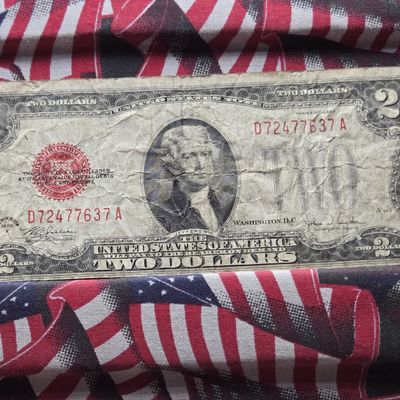 Sale Photo Thumbnail #147: 1928 F Series U.S. $2 Red Seal Note