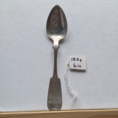 Sale Photo Thumbnail #344: 6 Inch Sterling Silver Spoon, 18.2g