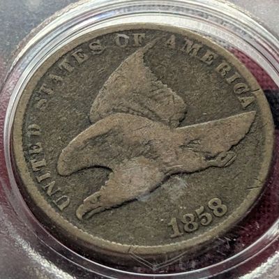 Sale Photo Thumbnail #168: 1858 Flying Eagle Cent