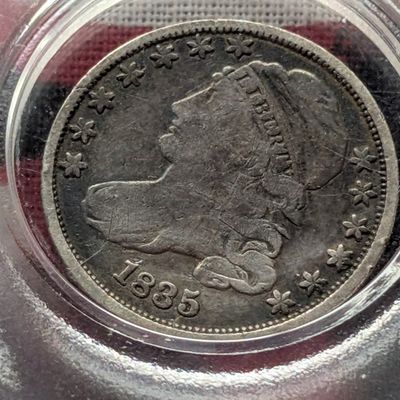 1835 Capped Bust Silver Dime