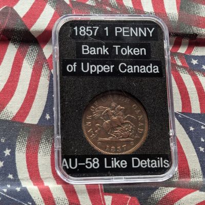 Sale Photo Thumbnail #272: 1857 Upper Canada 1 Penny Bank Token
