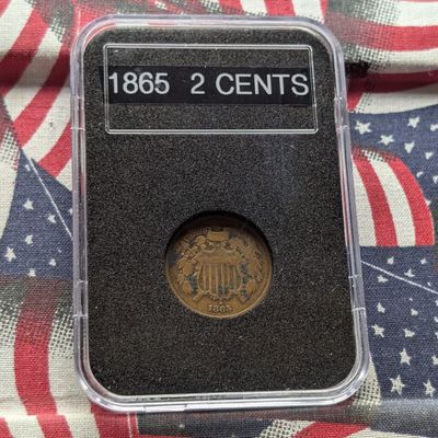 Sale Photo Thumbnail #271: 1865 Two Cent Piece