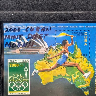 Sale Photo Thumbnail #377: 2000 Olymphilex Stamp, Mint Original Gum, Never Hinged