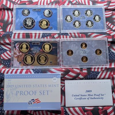 Sale Photo Thumbnail #216: 2009-S U.S. Mint PROOF Set with Territorial Quarters, Presidential Dollars, Bicentennial Lincoln Cents, and Sacagawea Dollar in OGP w/ COA