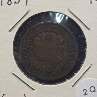 1859 Canada Large Cent