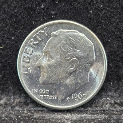 Sale Photo Thumbnail #134: 1960 Roosevelt 90% Silver Dime - MS