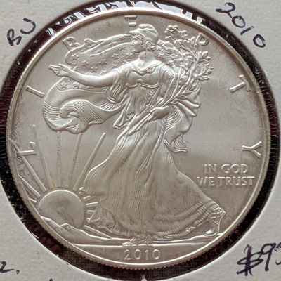 Sale Photo Thumbnail #277: 2010 American Silver Eagle One Troy Oz. .999 Fine Silver