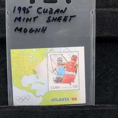 Sale Photo Thumbnail #375: 1995 Atlanta 1996 Stamp, Mint Original Gum, Never Hinged