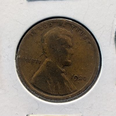 Sale Photo Thumbnail #173: 1920-D Lincoln Wheat Cent