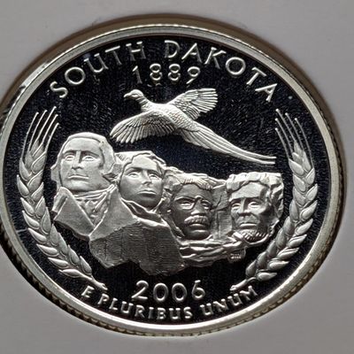 Sale Photo Thumbnail #125: 2006-S 90% Silver Proof State Quarter, South Dakota