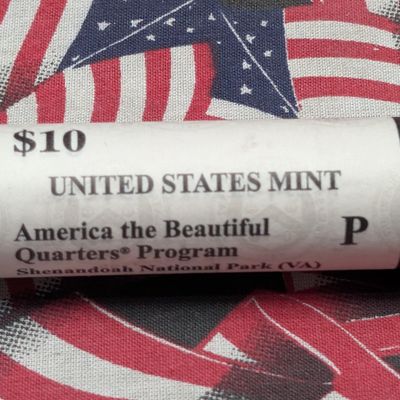 Sale Photo Thumbnail #292: $10 Roll of 2014-P ATB Quarters, Shenandoah National Park