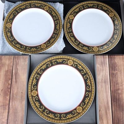 Sale Photo Thumbnail #373: VERSACE ROSENTHAL BAROCCO CHINA DINNER PLATES (3)