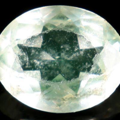 Sale Photo Thumbnail #426: 2.50CT OVAL FACETED GREEN TOPAZ GEMSTONE