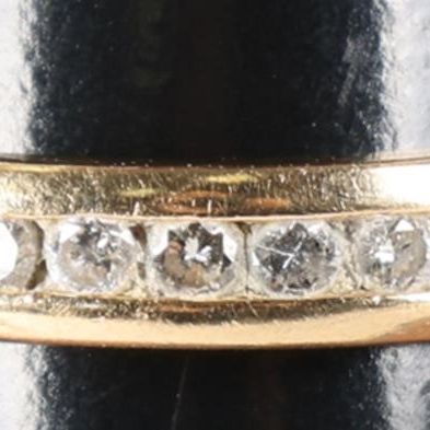 Sale Photo Thumbnail #388: HUMBLE 14K YELLOW GOLD LADIES RING W/ 12 DIAMONDS