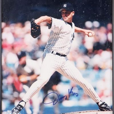 Sale Photo Thumbnail #7: NYY JIMMY KEY AUTOGRAPHED FRAMED PHOTO COA
