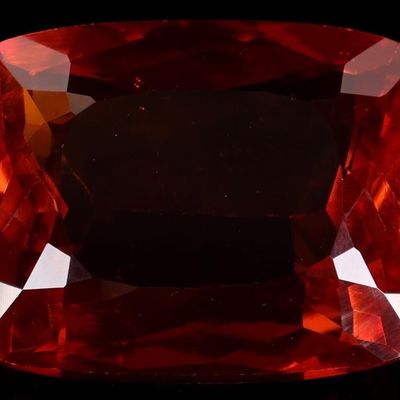 Sale Photo Thumbnail #203: 28.90CT EXCELLENT CUSHION PADPARADSCHA SAPPHIRE