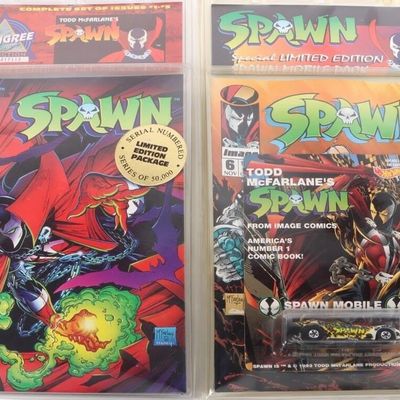 Sale Photo Thumbnail #112: COLLECTIBLE COMPLETED LMTD SPAWN COMIC SETS