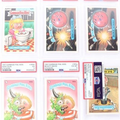 Sale Photo Thumbnail #280: 1987 &1988 GARBAGE PAIL KIDS PSA GRADED CARDS
