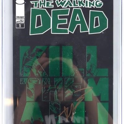 Sale Photo Thumbnail #132: WALKING DEAD GOV SPECIAL #1 SIGNED KIRKMAN CGC 9.2