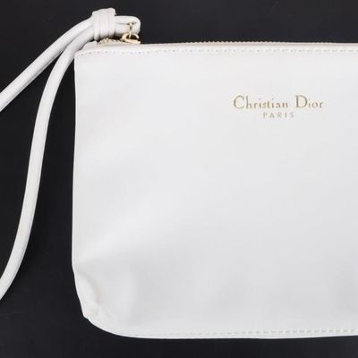 Sale Photo Thumbnail #163: CHRISTIAN DIOR WHITE LADIES CLUTCH  PURSE