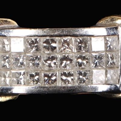 Sale Photo Thumbnail #180: 18K WHITE/YELLOW GOLD NATURAL DIAMOND LADIES RING