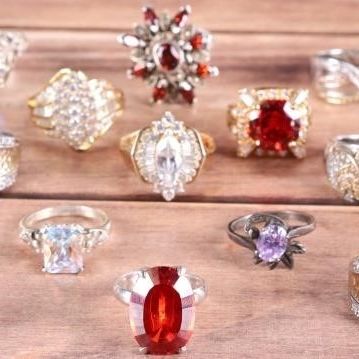 Sale Photo Thumbnail #402: STERLING SILVER ASSORTED LADIES RINGS LOT OF 20