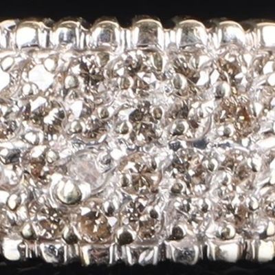 Sale Photo Thumbnail #250: 60 DIAMOND-STUDDED 14KT YELLOW GOLD LADIES RING