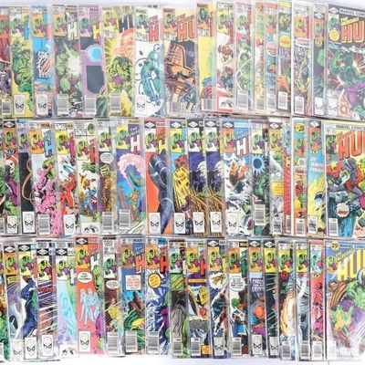 Sale Photo Thumbnail #164: MEGA-LOT INCREDIBLE HULK 70'S/80'S COMICS (58)