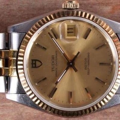 Sale Photo Thumbnail #196: TUDOR PRINCE OYSTERDATE TWO TONE MENS WRISTWATCH