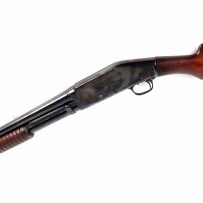 Sale Photo Thumbnail #308: MARLIN MODEL 44 PUMP ACTION SHOTGUN FAIR QUALITY