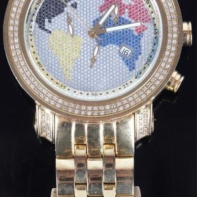 Sale Photo Thumbnail #103: JOE RODEO STAINLESS STEEL WATCH RHINESTONE WORLD