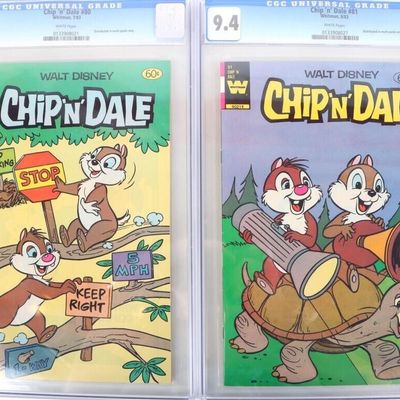 Sale Photo Thumbnail #438: DISNEY CHIP N' DALE # 80 & 81 CGC GRADED