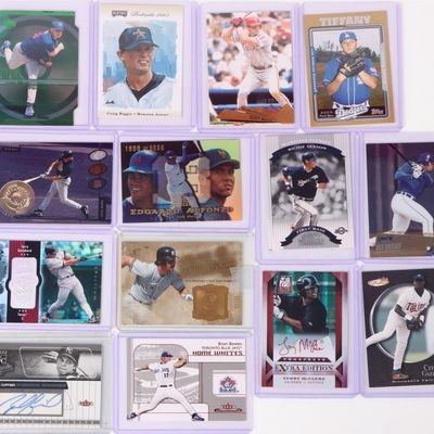 Sale Photo Thumbnail #135: ASSORTED LIMITED NUMBER/ AUTO BASEBALL CARDS -(14)