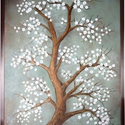 Sale Photo Thumbnail #259: AFTER VINCENT VAN GOGH ORIGINAL ALMOND BLOSSOMS
