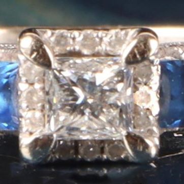 Sale Photo Thumbnail #156: 71 DIAMONDS 1.7 CTW 14K WHITE GOLD LADIES RING
