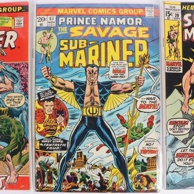 Sale Photo Thumbnail #22: SUB-MARINER SILVER AGE COMICS- #29, 54, & 67