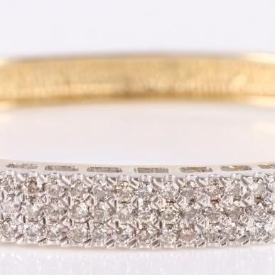 Sale Photo Thumbnail #68: 0.90CTW DIAMOND 14K WHITE & YELLOW GOLD BRACELET