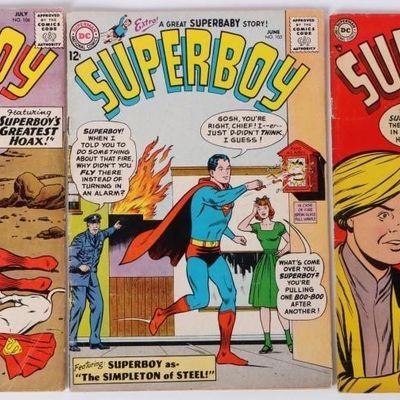 Sale Photo Thumbnail #284: DC COMICS SUPERBOY ISSUES #35, #105 & #106