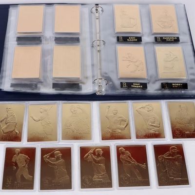 Sale Photo Thumbnail #43: 2007 BOSTON RED SOX 22K GOLD WORLD SERIES CARDS