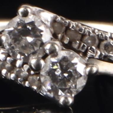 Sale Photo Thumbnail #81: 14K WHITE GOLD NATURAL DIAMOND LADIES RING
