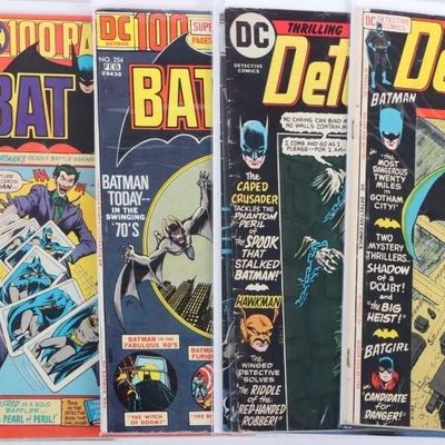 Sale Photo Thumbnail #120: DETECTIVE COMICS AND 100-PAGE BATMAN LOT (6)