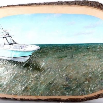Sale Photo Thumbnail #63: ROCHEZ-LOPEZ ORIGINAL KEY WEST 3-D PAINTING