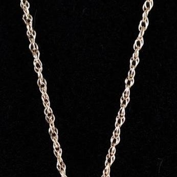 Sale Photo Thumbnail #59: 14K GOLD NECKLACE W/ D COLOR VVS2 CLARITY DIAMOND