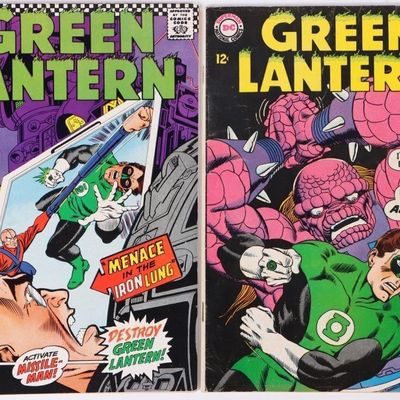 Sale Photo Thumbnail #242: GREEN LANTERN #54 & 56 DC COMICS 1967