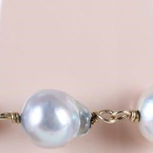Sale Photo Thumbnail #424: 14K YELLOW GOLD LADIES TAHITIAN PEARL BRACELET