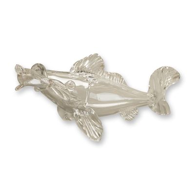 Sale Photo Thumbnail #337: Jean Sala, French Art Deco Saint-Louis Crystal Fish Sculpture, Signed