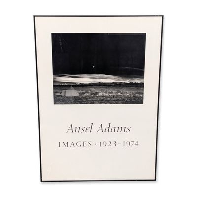 Sale Photo Thumbnail #83: Ansel Adams (American 1902-1984) Moonrise Hernandez New Mexico Exhibition Poster